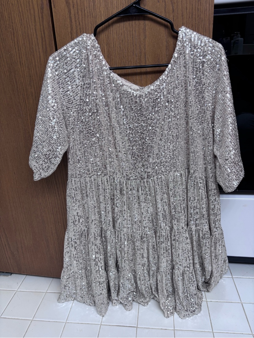 Sequin Tiered Women’s Dress **SPARKLY**